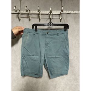 Lululemon Shorts Men Sz 32‎ Blue ABC Commission Golf Chino 8" Active Performance